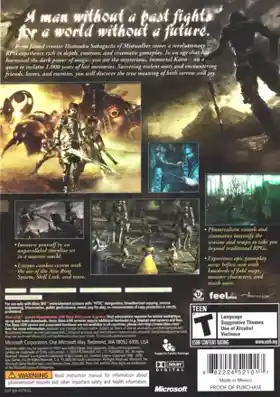 Lost Odyssey (USA) box cover back